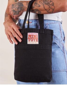 Brand New Big Bud Press mini tote bag canvas shopper doen Khaite urban Miu black